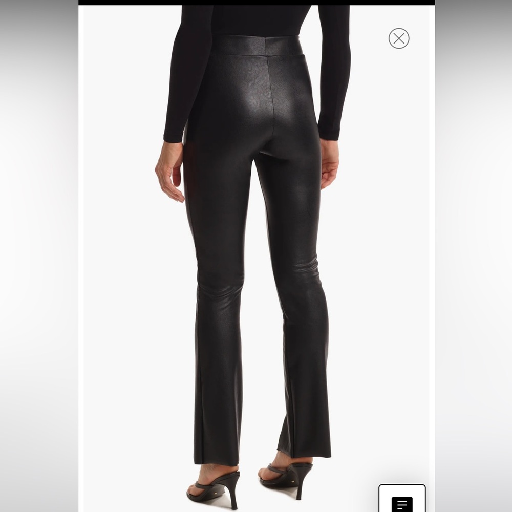 Commando Split Hem Faux Leather Pull-On Pants - image 1